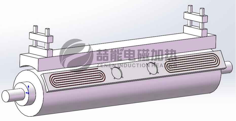 外置式電磁加熱結(jié)構(gòu)設(shè)計(jì)示意圖